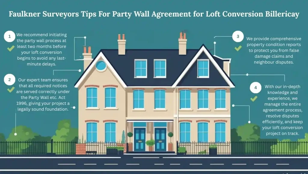 Faulkner Surveyors Tips For Party Wall Agreement for Loft Conversion Billericay