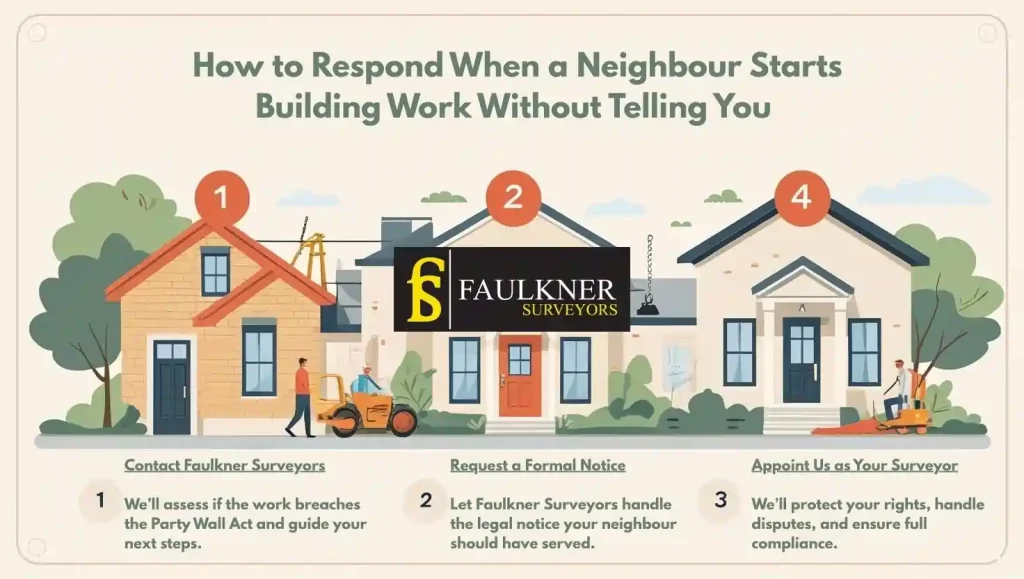 How to Respond When a Neighbour Starts Building Work Without Telling You