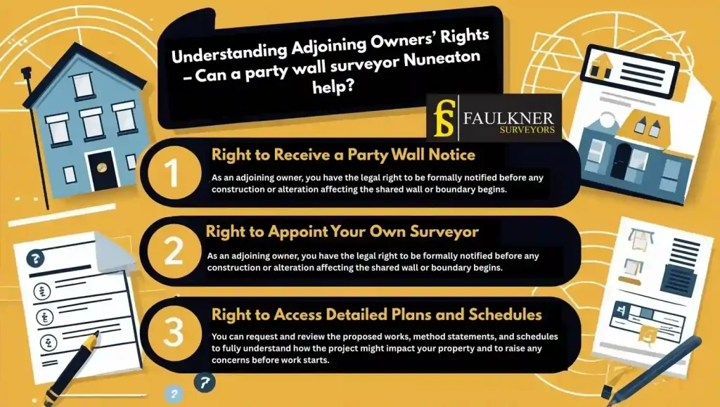 Understanding Adjoining Owners’ Rights – Can a party wall surveyor Nuneaton help
