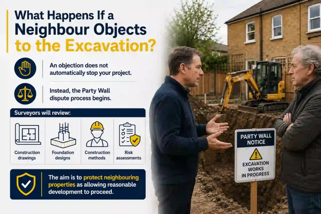 The Complete Guide to Section 6 Excavation Notices 3 What Happens If a Neighbour Objects to the Excavation