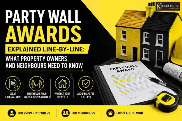 Party Wall Awards Explained Line-by-Line: What Property Owners and Neighbours Need to Know