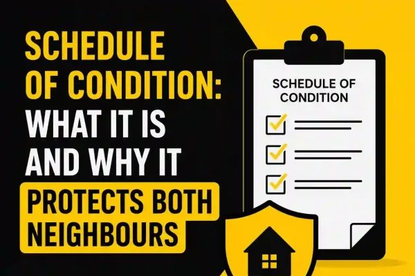 Schedule of Condition: What It Is and Why It Protects Both Neighbours